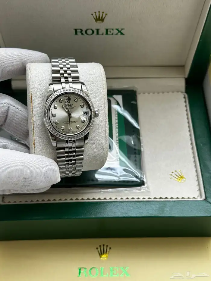 جديدنا ساعة رولكس ROLEX   رجالي ونسائيه درجة اولى 3