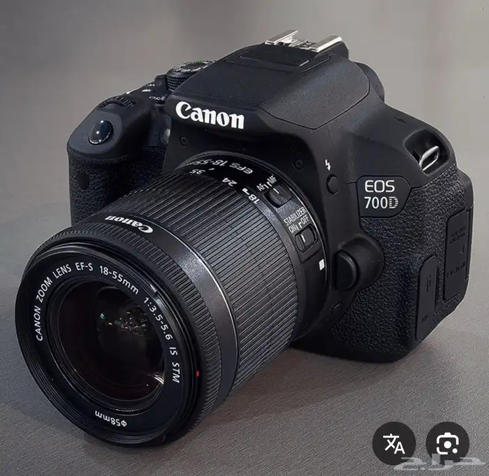 كاميرا كانون 700D شبهه الجديده استخدام بسيط مع حقيبتها 0