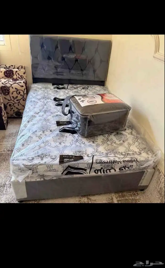 سرير نفر ونص مع مرتبه موجود جديد ايلون موجود 6