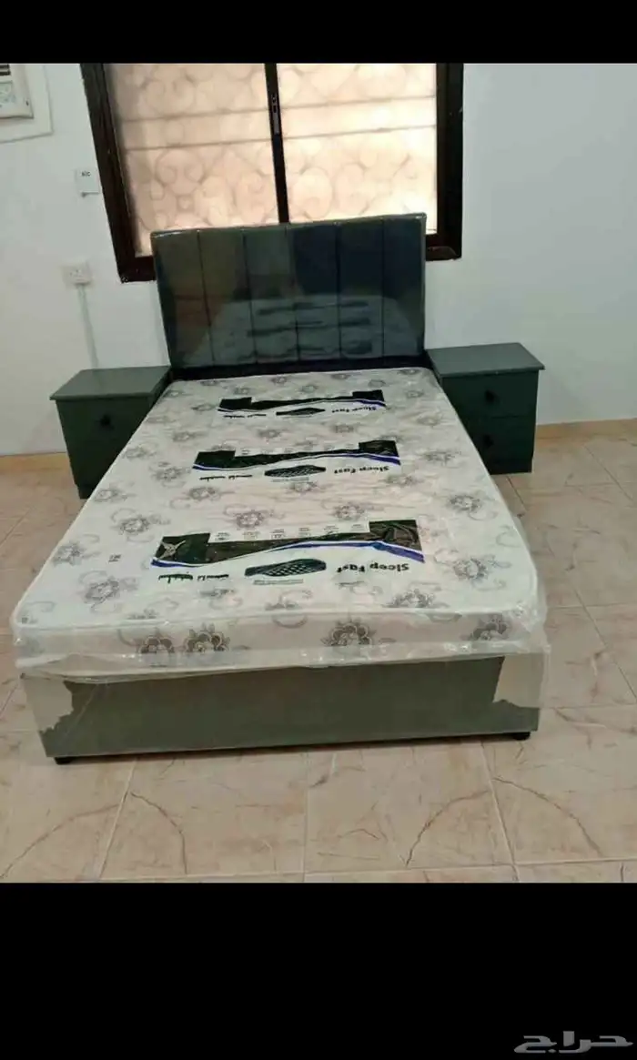 سرير نفر ونص مع مرتبه موجود جديد ايلون موجود 8