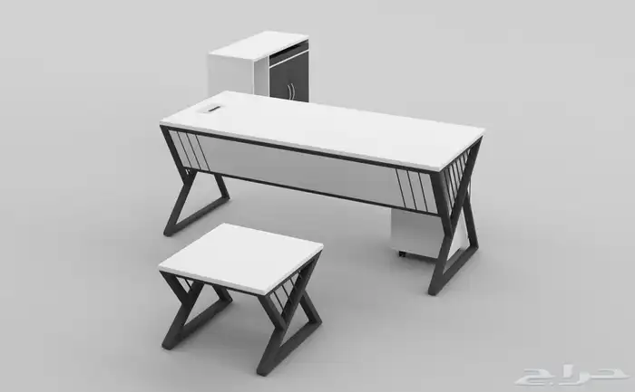 مودرن مكاتب طقم فخم كامل مع دولاب خلفي و كراسي و كنب طاولة 13