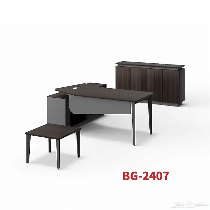 مودرن مكاتب طقم فخم كامل مع دولاب خلفي و كراسي و كنب طاولة 10