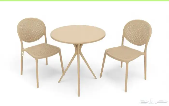 كرسيين وطاوله خارجي 2