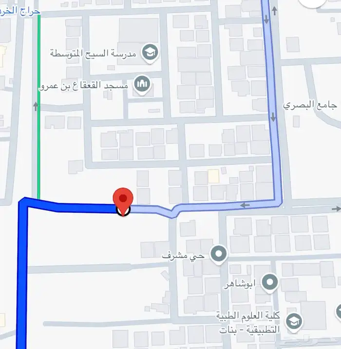 للبيع ارض في الخرج حي مشرف 2