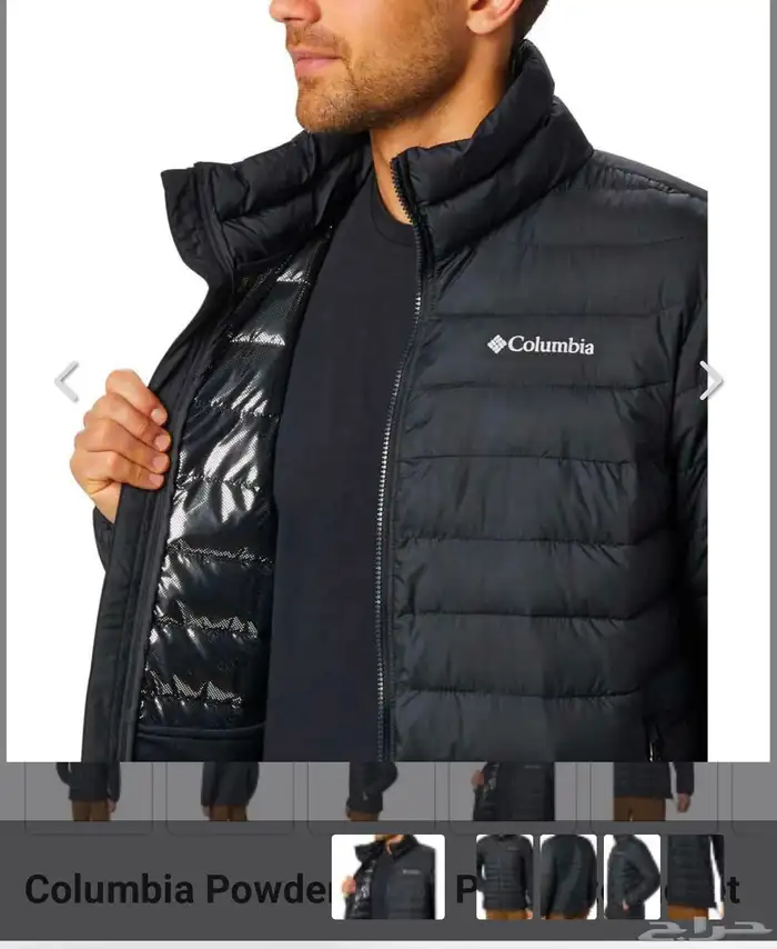 جاكيت كولومبيا columbia حراري مقاس كبير ينفع للأشخاص السمان 1