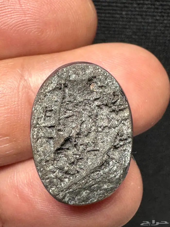 عقيق يماني أسود خام 3