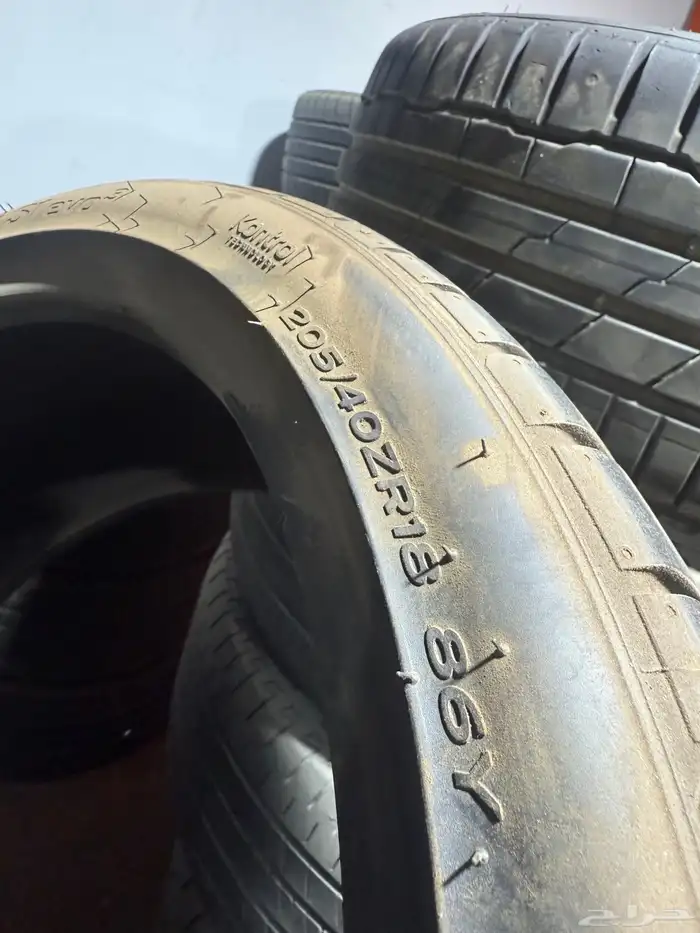 205 40 18 كفرات هانكوك كورية شبة جدد 2