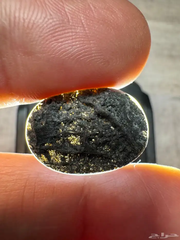 عقيق يماني أسود خام 26