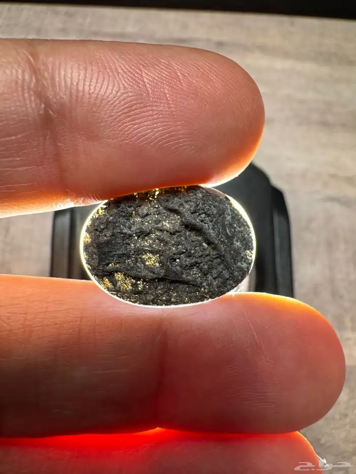 عقيق يماني أسود خام 27