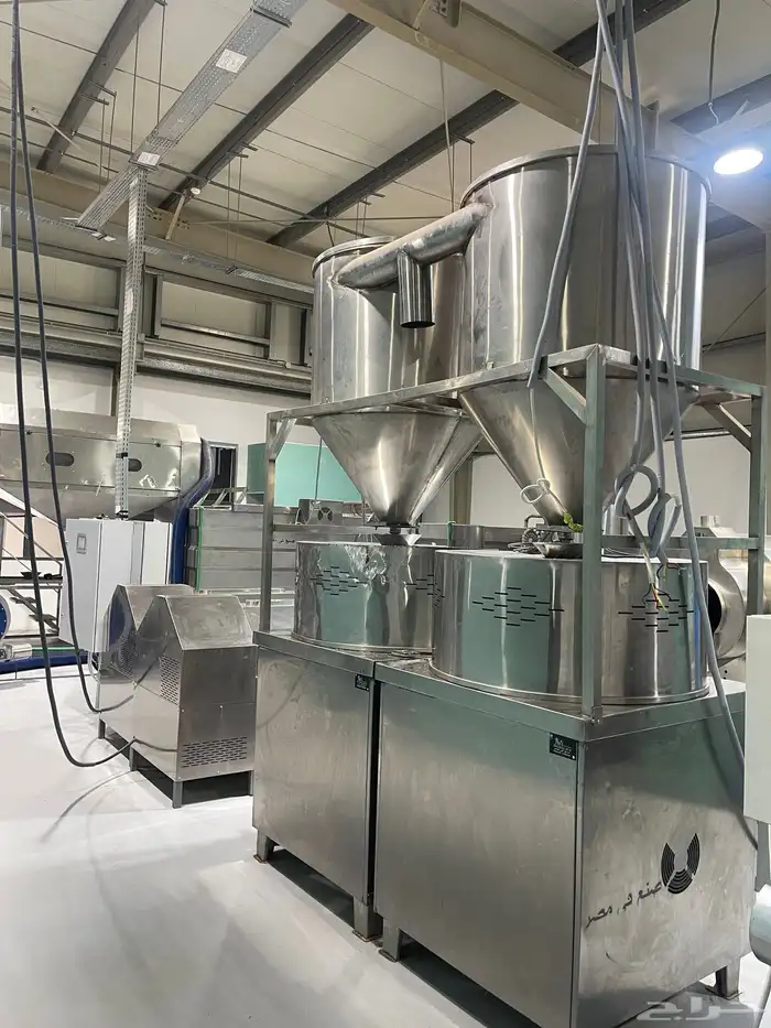 للبيع خط انتاج طحينة سمسم انتاج 2 طن باليوم 1