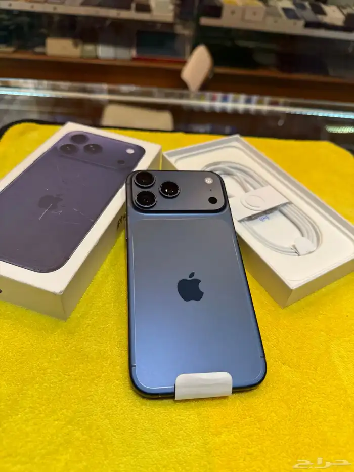 آيفون 17 برو ماكس جديد لم يستخدم بس انفك من الكرتون شرق اوس 5