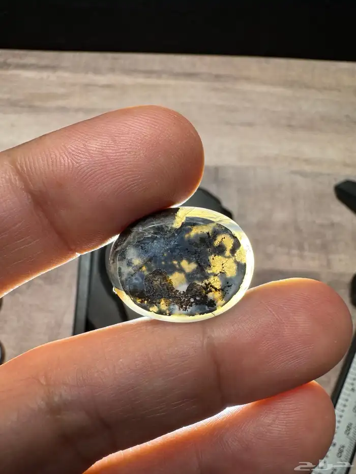 عقيق يماني بقراني شجري مصور نوادر 8