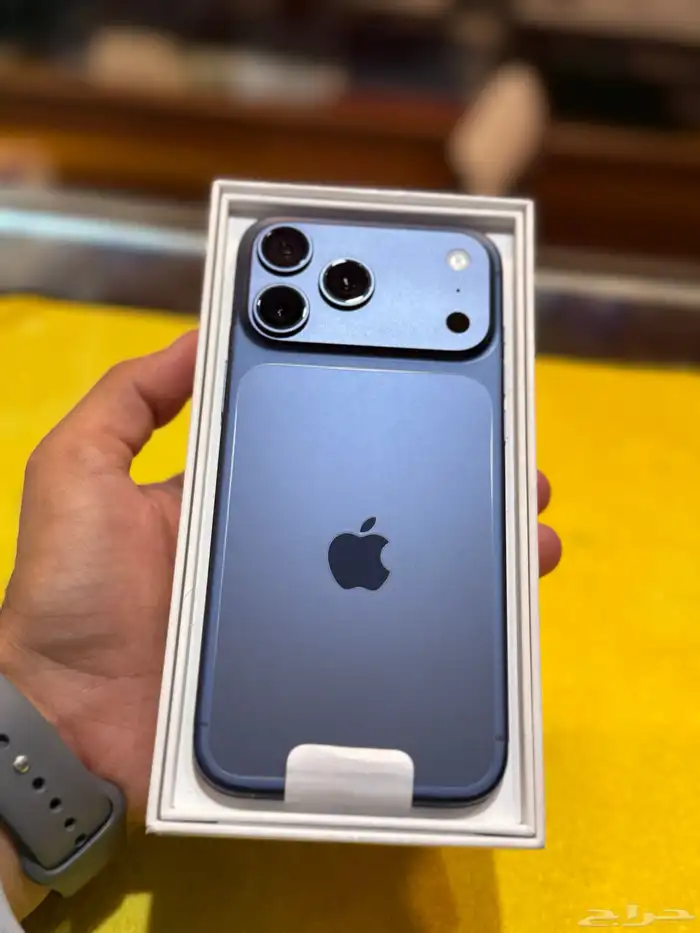 آيفون 17 برو ماكس جديد لم يستخدم بس انفك من الكرتون شرق اوس 2