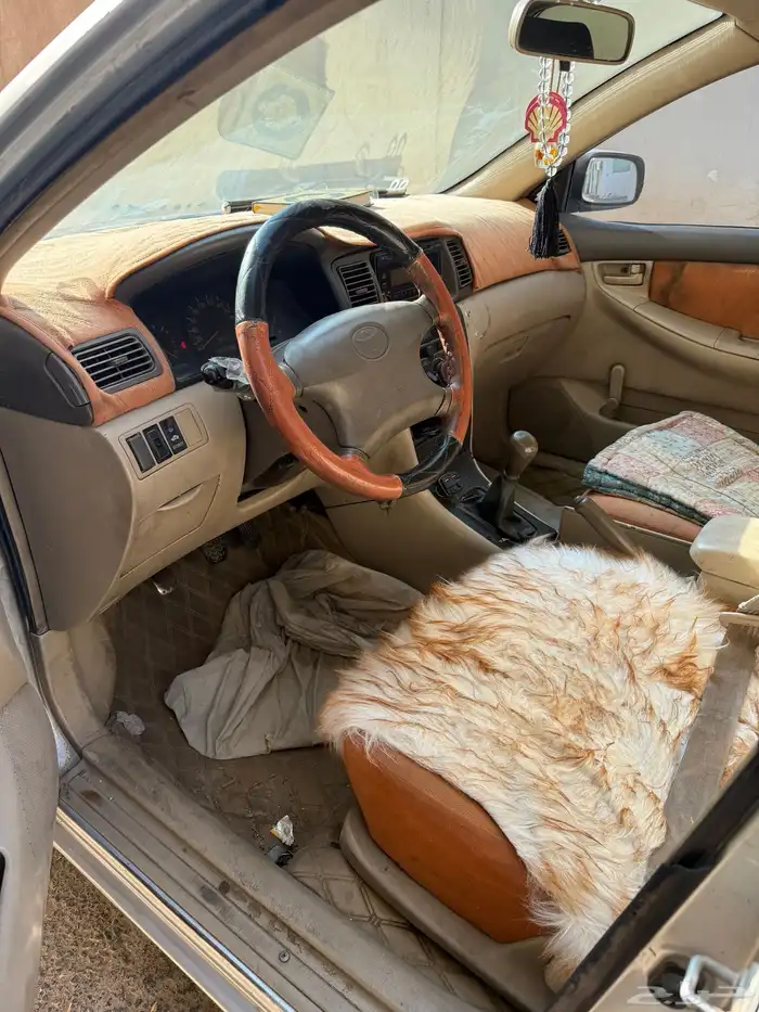 كورولا 2001 فحص جديد استماره مجدده الممشي 400 السعر 14 5