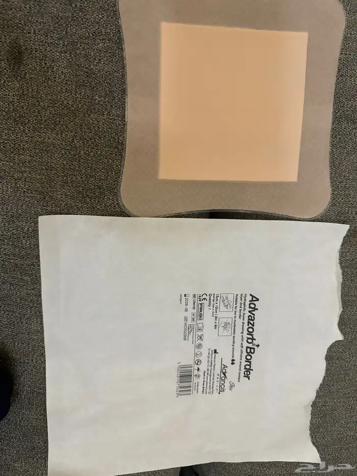 ضمادات غير لاصقه للجروح والحروق 0