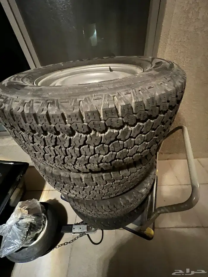 للبيع طقم كفرات مع الجنوط هنتر شانجان وكالة جديد 0