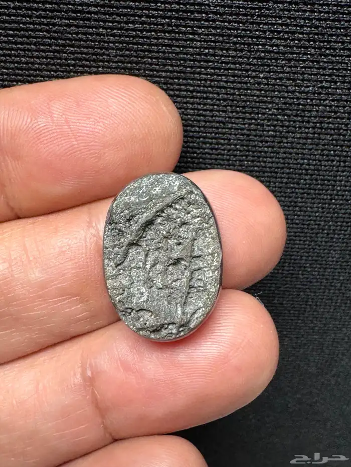 عقيق يماني أسود خام 5