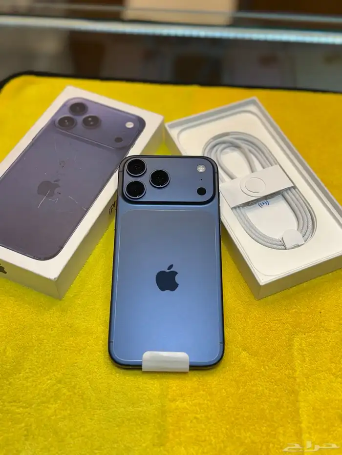 آيفون 17 برو ماكس جديد لم يستخدم بس انفك من الكرتون شرق اوس 3