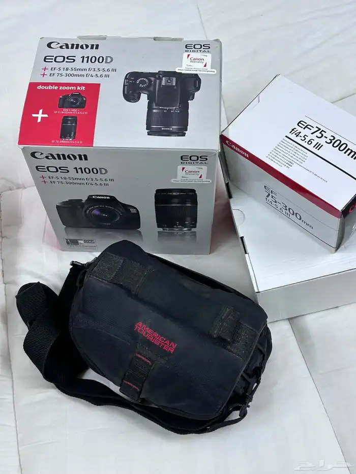 كاميرا كانون شبه الجديده مع اغراضها كامله 4