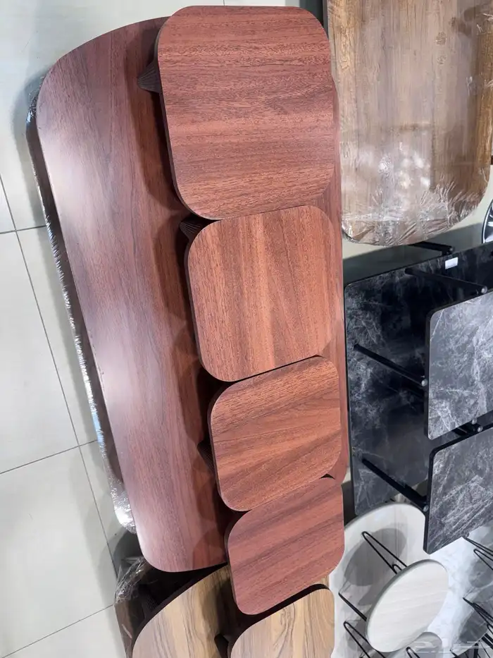 طاولة خشب 5 حبات قهو شاي العرض الخاص 24