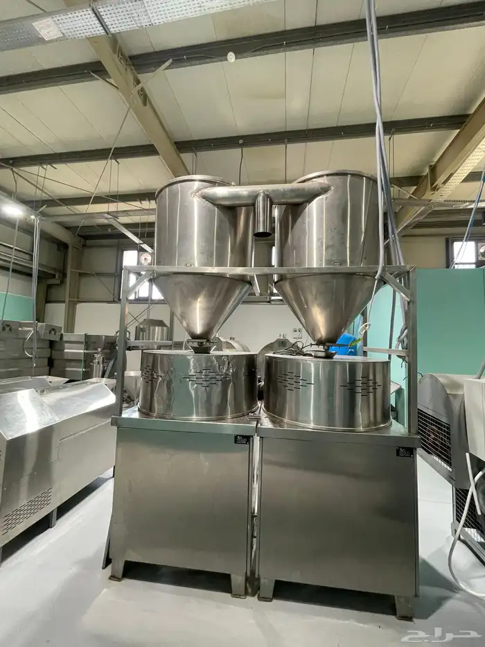 للبيع خط انتاج طحينة سمسم انتاج 2 طن باليوم 2