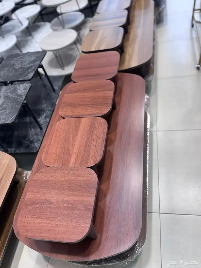 طاولة خشب 5 حبات قهو شاي العرض الخاص 21