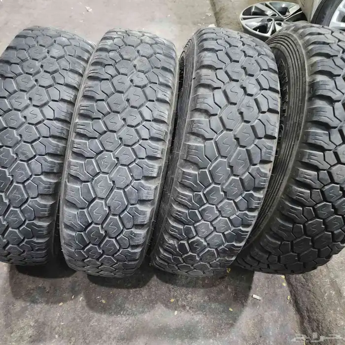 جنوط ديازل جيب لاندكروزر مع كفرات لبنه اخت الجديد 245 75 17 8