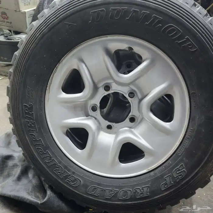 جنوط ديازل جيب لاندكروزر مع كفرات لبنه اخت الجديد 245 75 17 0