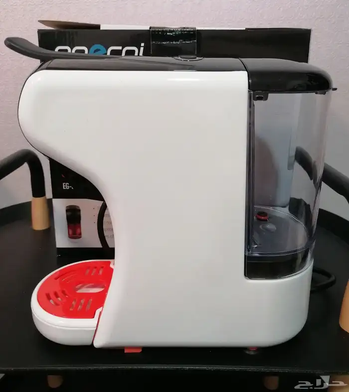 ماكينة قهوة 3 ب 1 مع حامل كبسولات خشب 5