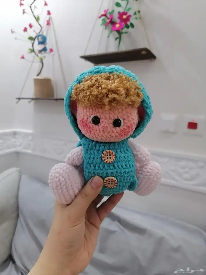 باقات ورد ودمى بخيوط الصوف 6