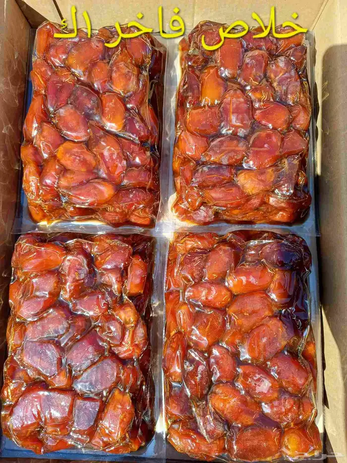 تمور فاخرة خلاص ملكي -ونبتة سيف - وقطارة- وسري 3