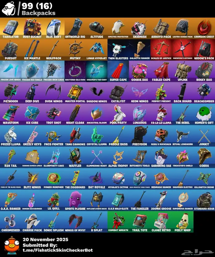 حساب فورت نايت من الشابتر الأول. السيزون ثري 3