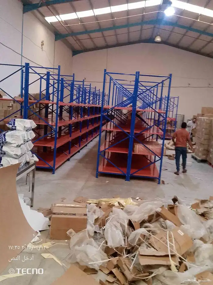رفوف تخزين رفوف مستودع 3