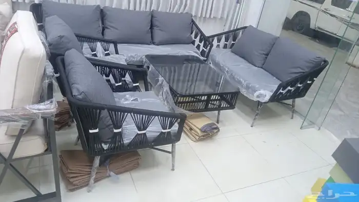 تفصيل جلسات خارجيه تفصيل حديد خشب يوجد 1