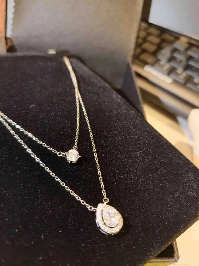 عقد فضه صافي بأسعار مميزة 7