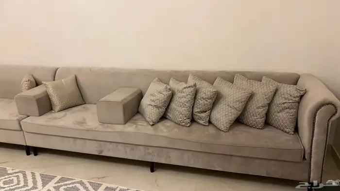 كنب مجلس جديد فضي 3