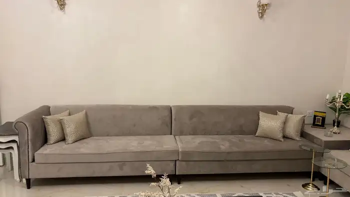 كنب مجلس جديد فضي 2