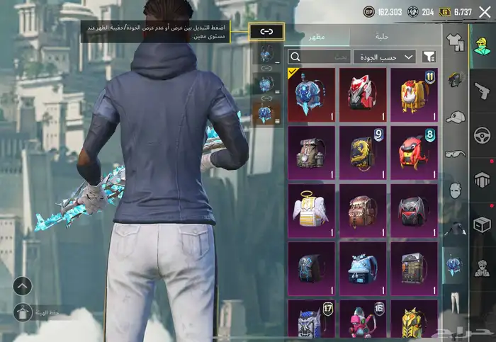 حساب ببجي للبيع 3