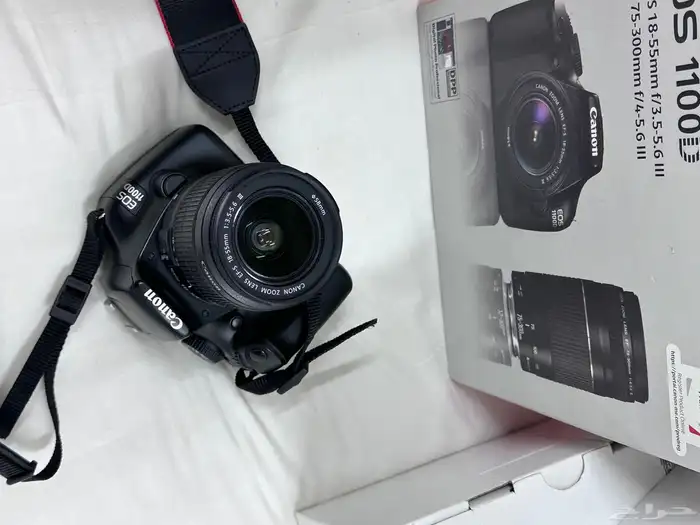 كاميرا كانون شبه الجديده مع اغراضها كامله 0