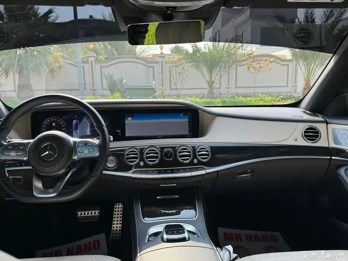 مرسيدس S560 وارد وكالة المانيا موديل 2020 الموقع الإمارات 9