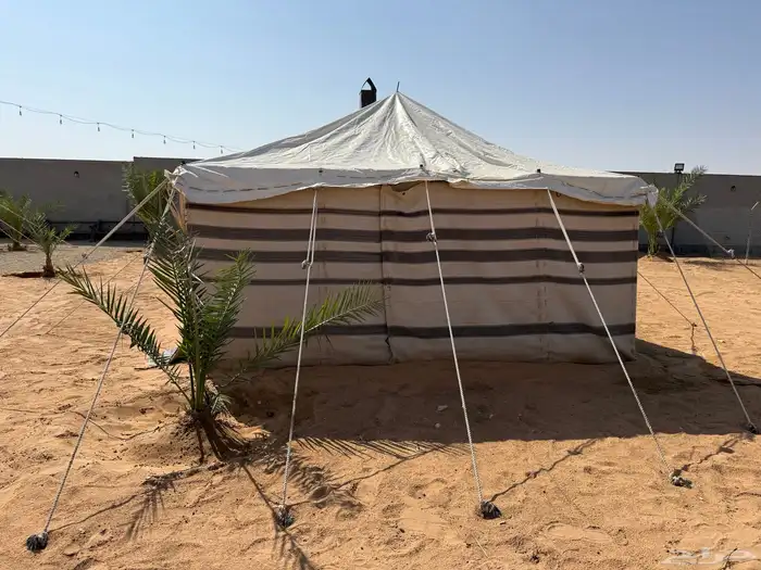خيمه 5 9 نضيفه كامله مع مخاد ومشب بلوسط 1