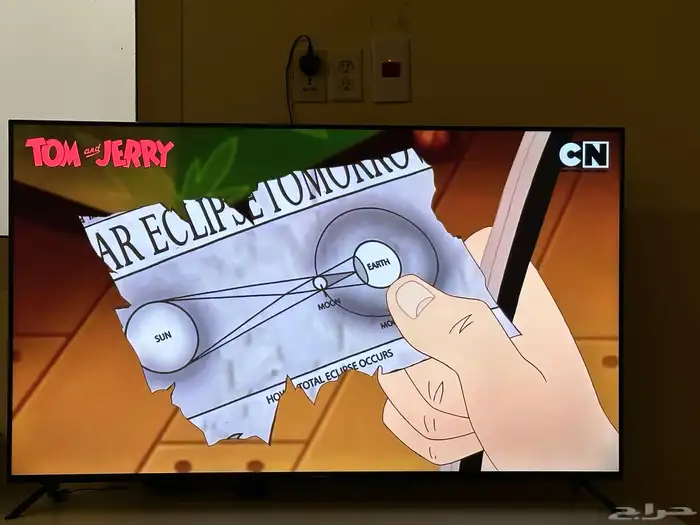 تلفزيون أندرويد شغال نظيف جدا خالي من العيوب 1