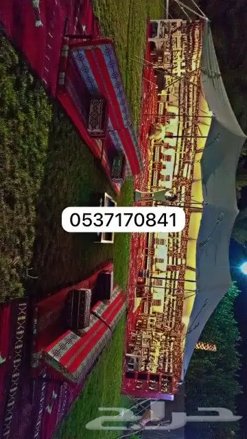 تاجير خيام بيوت شعر خيام اروببه كنب جلسات تراثيه 15