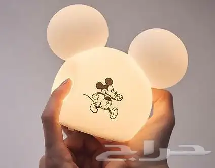 مصباح ليلي على شكل رأس ميكي ماوس 6