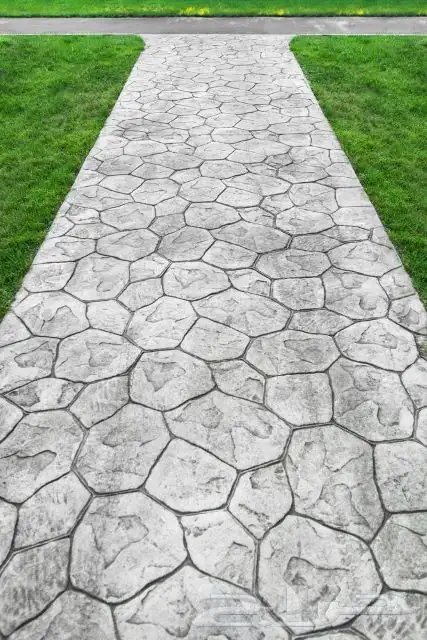 Flooring concrete pour fanshaped pour budget for printed con 1