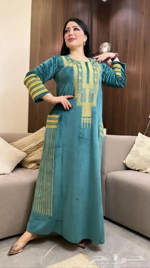 جلابيات مخمل خامات فوق روعة 4