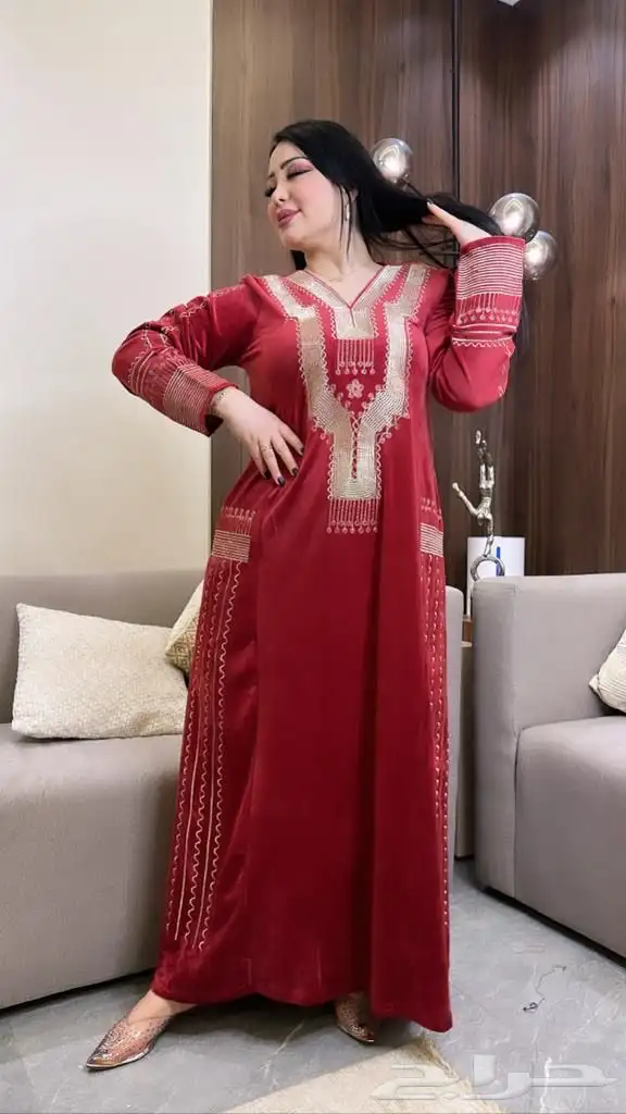 جلابيات مخمل خامات فوق روعة 25