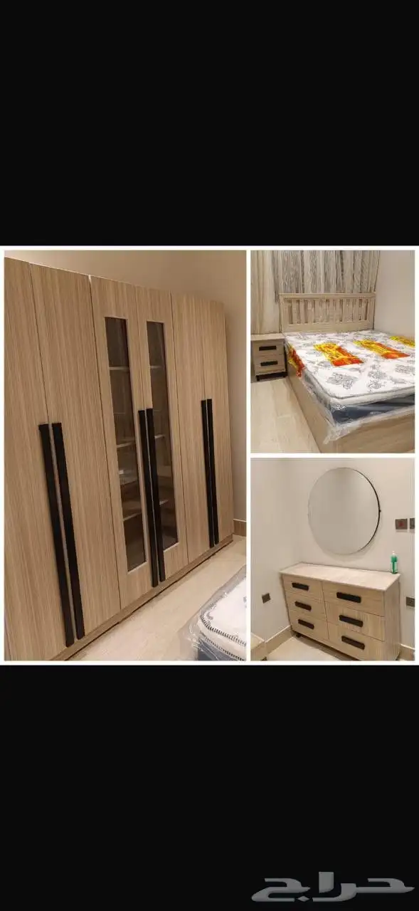 يوجد لدينا جميع غرف النوم الجاهزه من مصنعنا مباشرتا 7