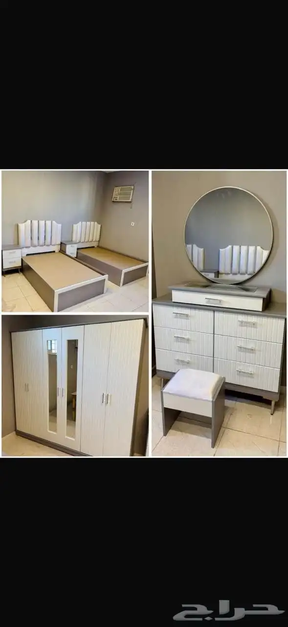 يوجد لدينا جميع غرف النوم الجاهزه من مصنعنا مباشرتا 6