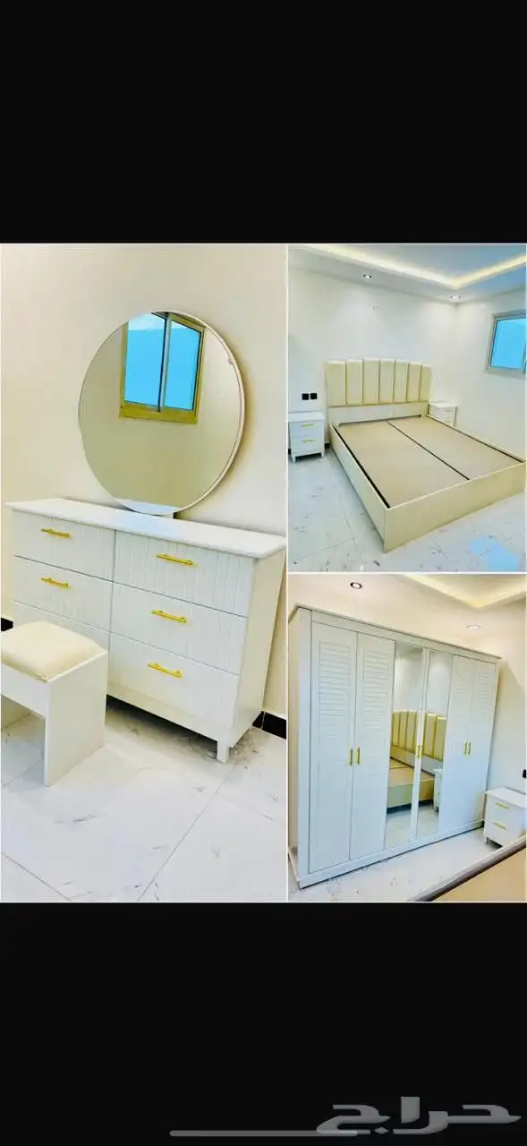 يوجد لدينا جميع غرف النوم الجاهزه من مصنعنا مباشرتا 4